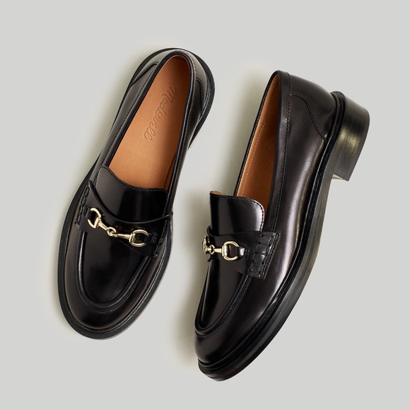 Madewell Shoes - Madewell The Vernon Bit Hardware Loafer in Leather Size 9.5